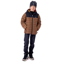 Manteau Doudoune Brun  2-14ans