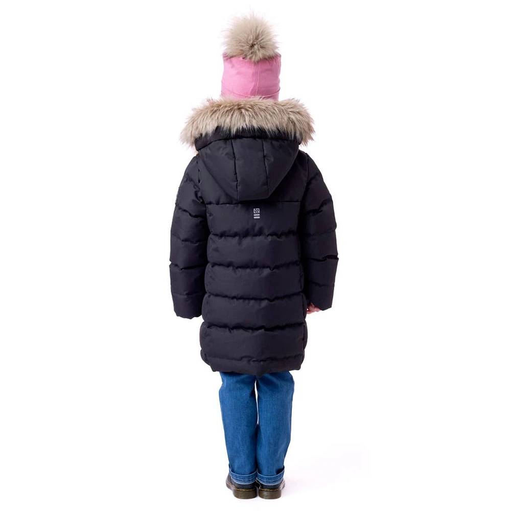 Manteau Long Uni 4-14ans