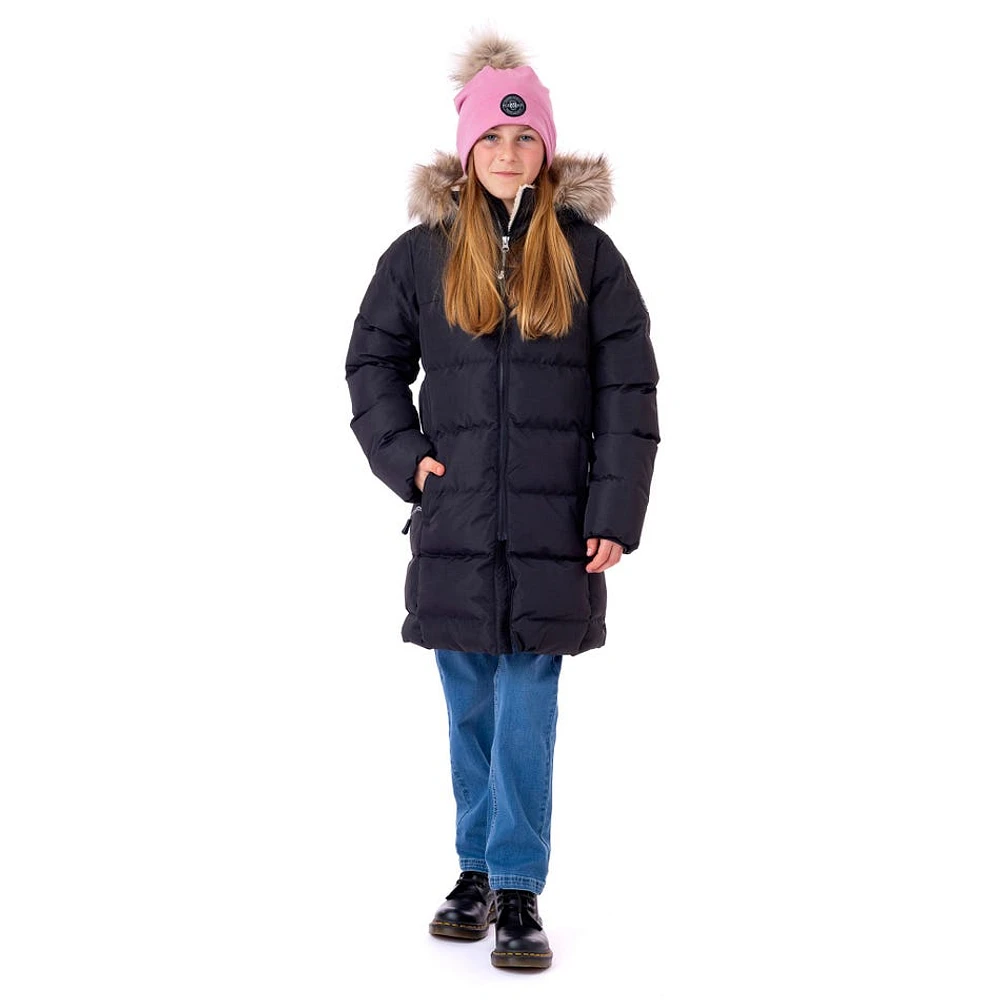 Manteau Long Uni 4-14ans