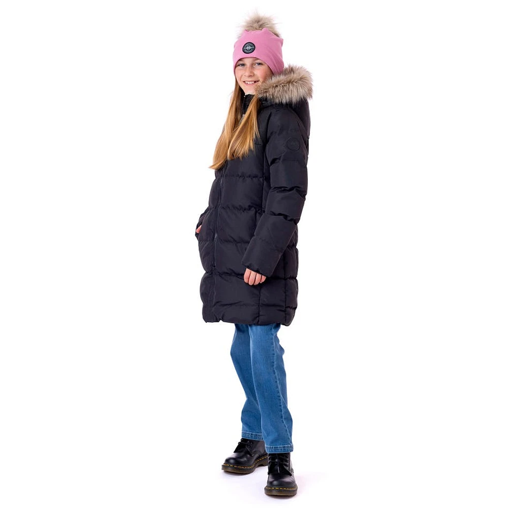 Manteau Long Uni 4-14ans