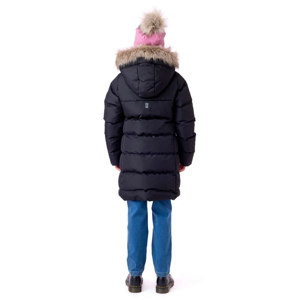 Manteau Long Uni 4-14ans