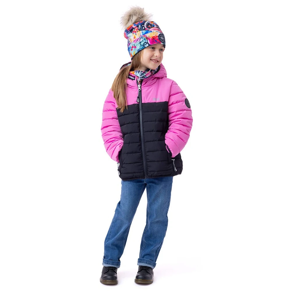 Printed Lined Beanie 7-14y