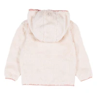 Ivory Sherpa Hooded Jacket 3-10y