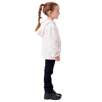 Ivory Sherpa Hooded Jacket 3-10y