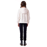 Ivory Sherpa Hooded Jacket 3-10y