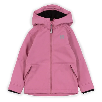 Manteau Mi-Saison Softshell Rose 7-14ans