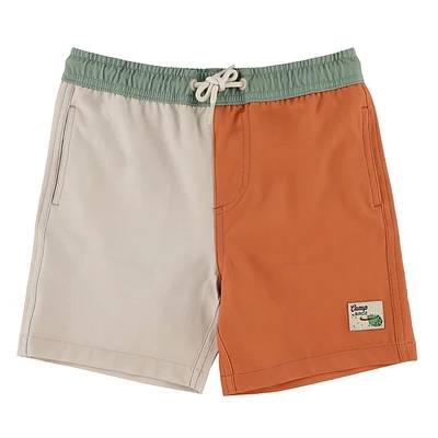 Colorblock UV Swim Short 2-12y