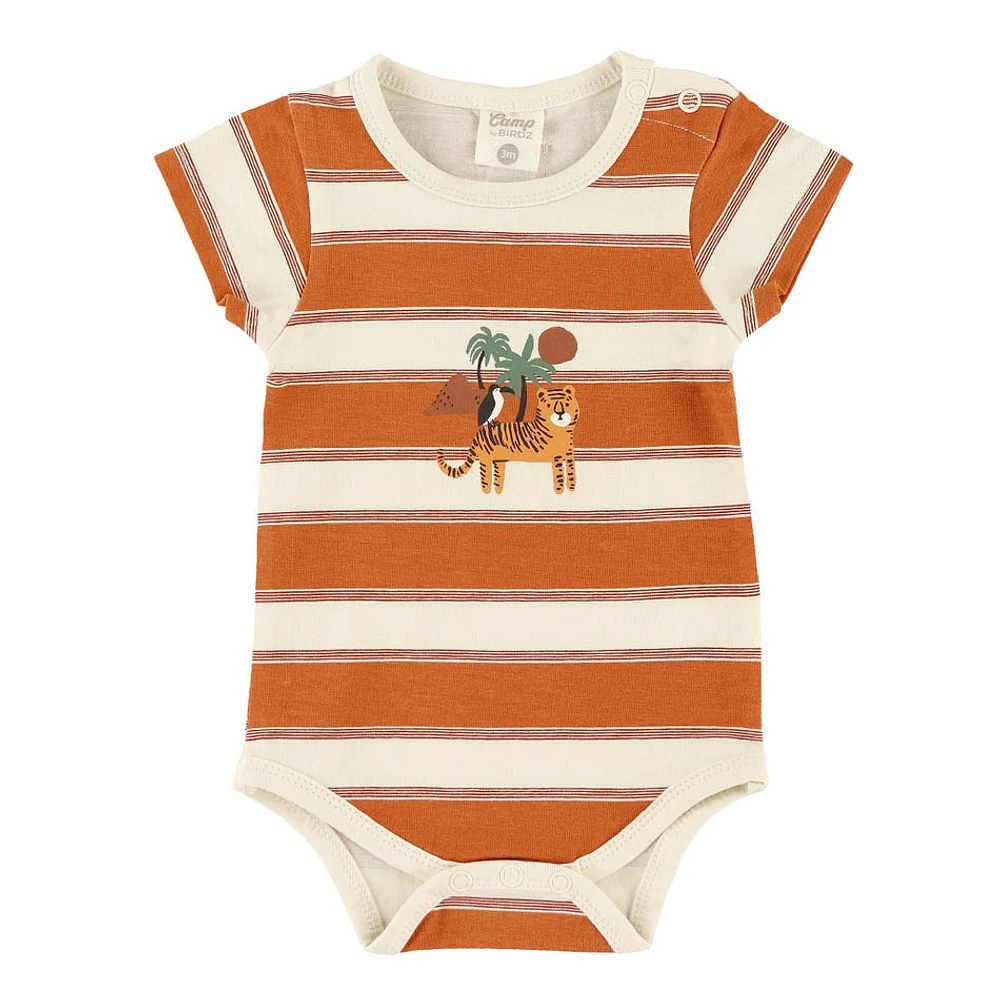 Safari Striped Bodysuit 3-24m