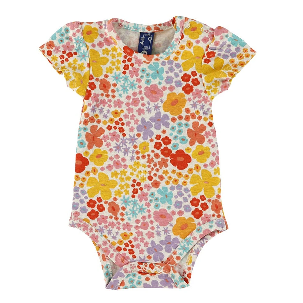 Flowers Bodysuits 3-24m