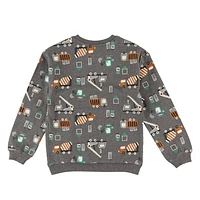 Truck Charcoal Sweatshirt 2-8y