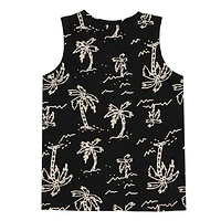 Palm Tank Top 2-8y