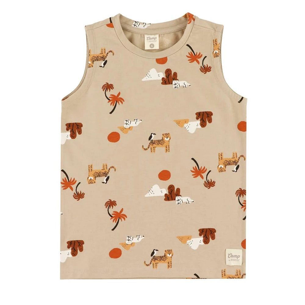 Camisole Safari 2-8ans