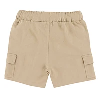 Taupe Cargo Short 2-8y