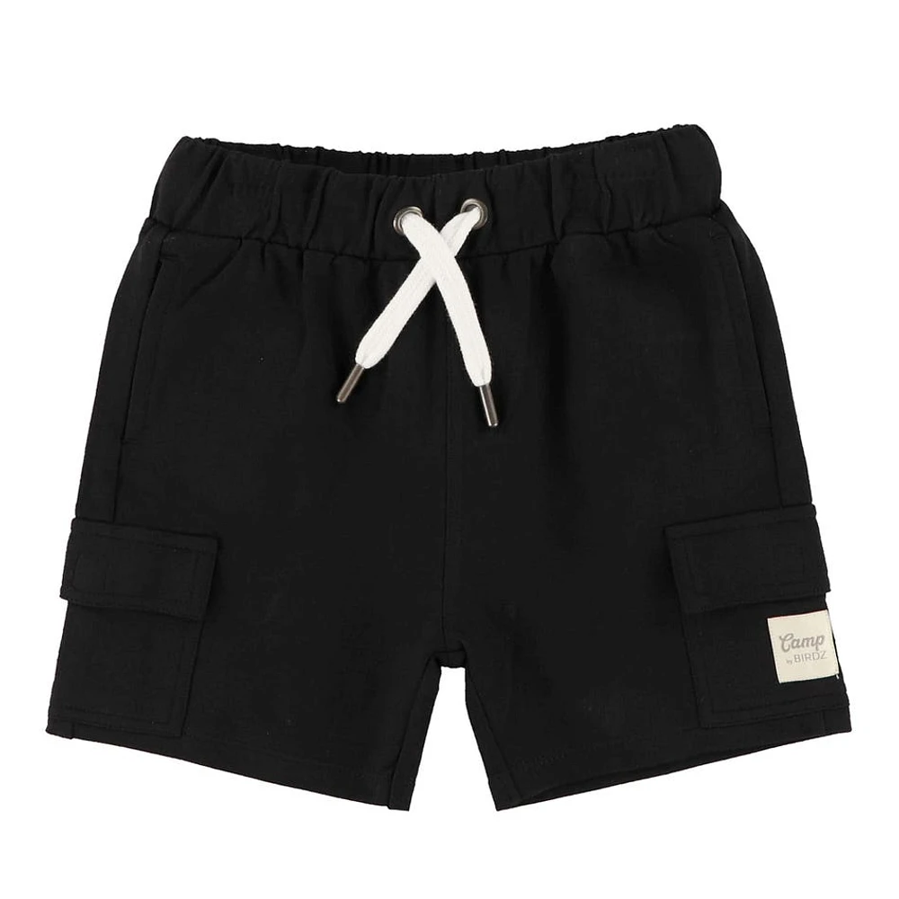 Black Cargo Short 2-8y