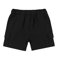 Black Cargo Short 2-8y