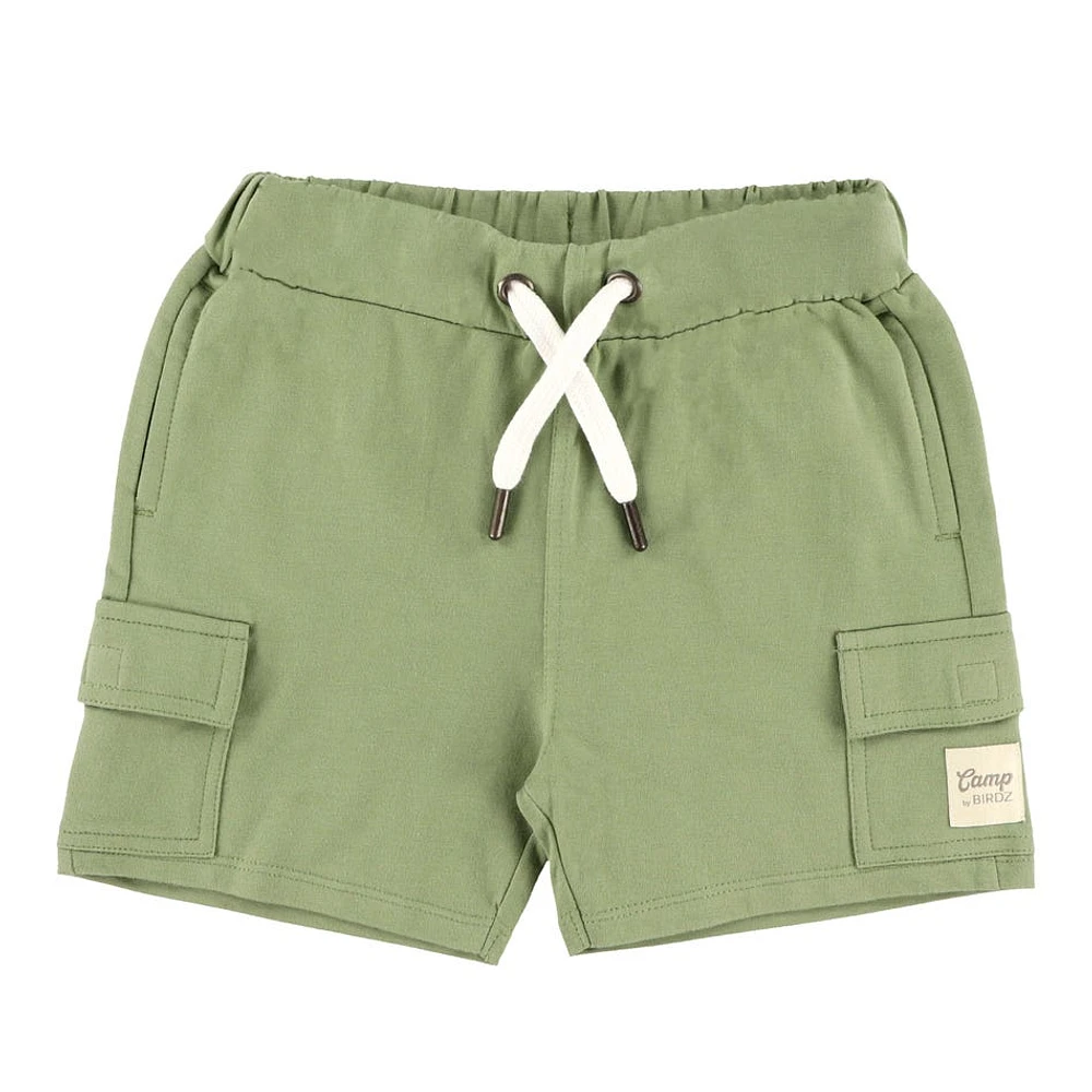 Olive Cargo Short 2-8y