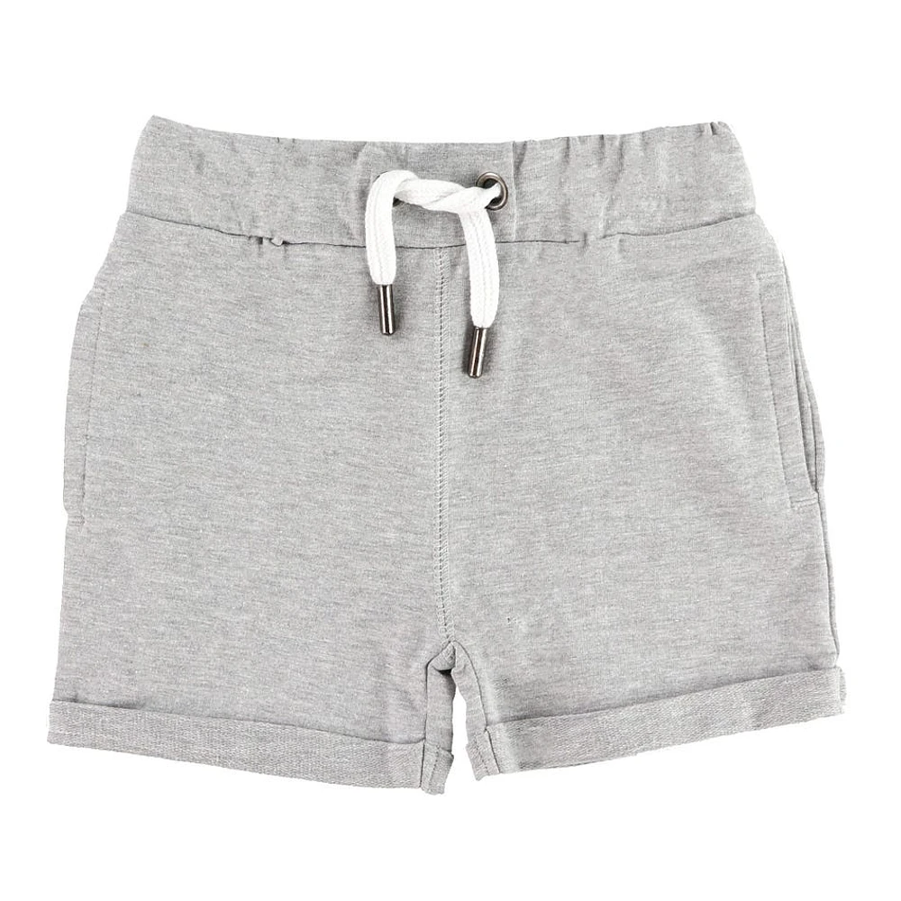 Short Ouaté Uni Gris 2-8ans