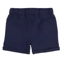 Navy Solid Sweatshort 2-8y