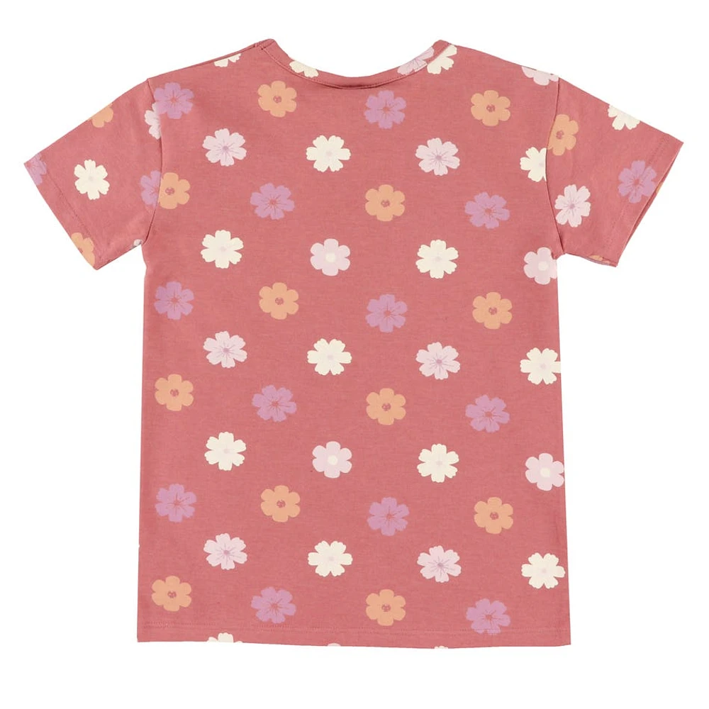 T-Shirt Fleurs 2-8ans