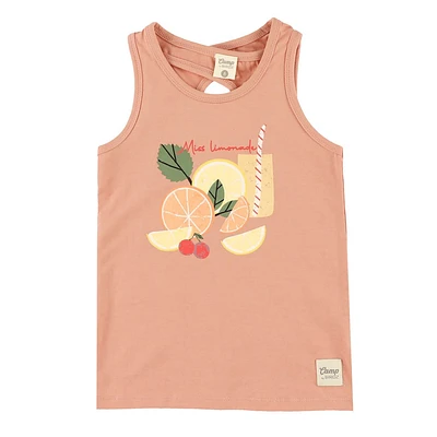 Lemonade Tank Top 2-8y