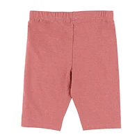 Plum Solid Biker Short 2-8y