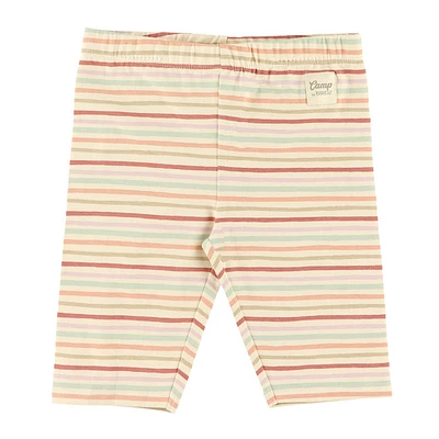 Striped Biker Short 2-8y