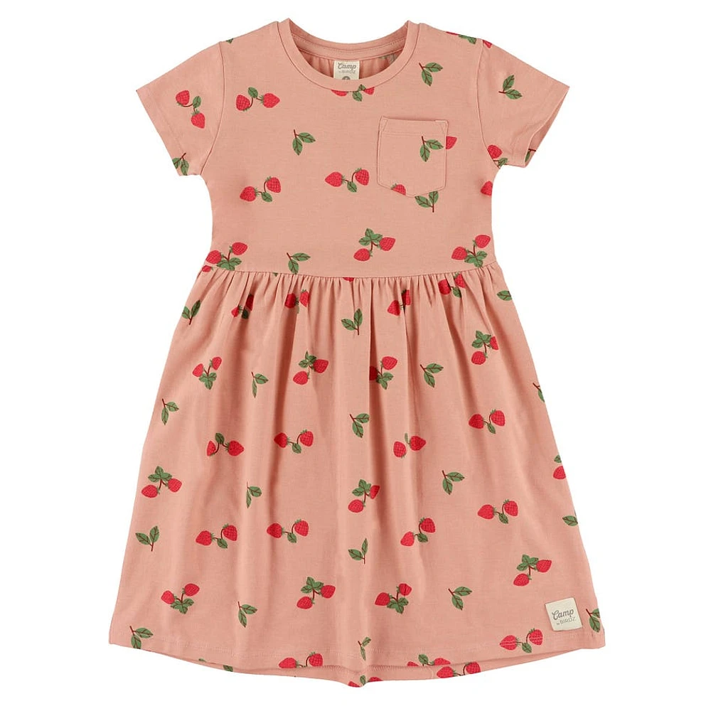 Strawberry Dress 2-8y