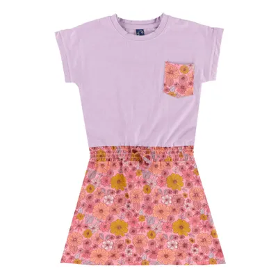 Flowers T-shirt Dress 2-8y