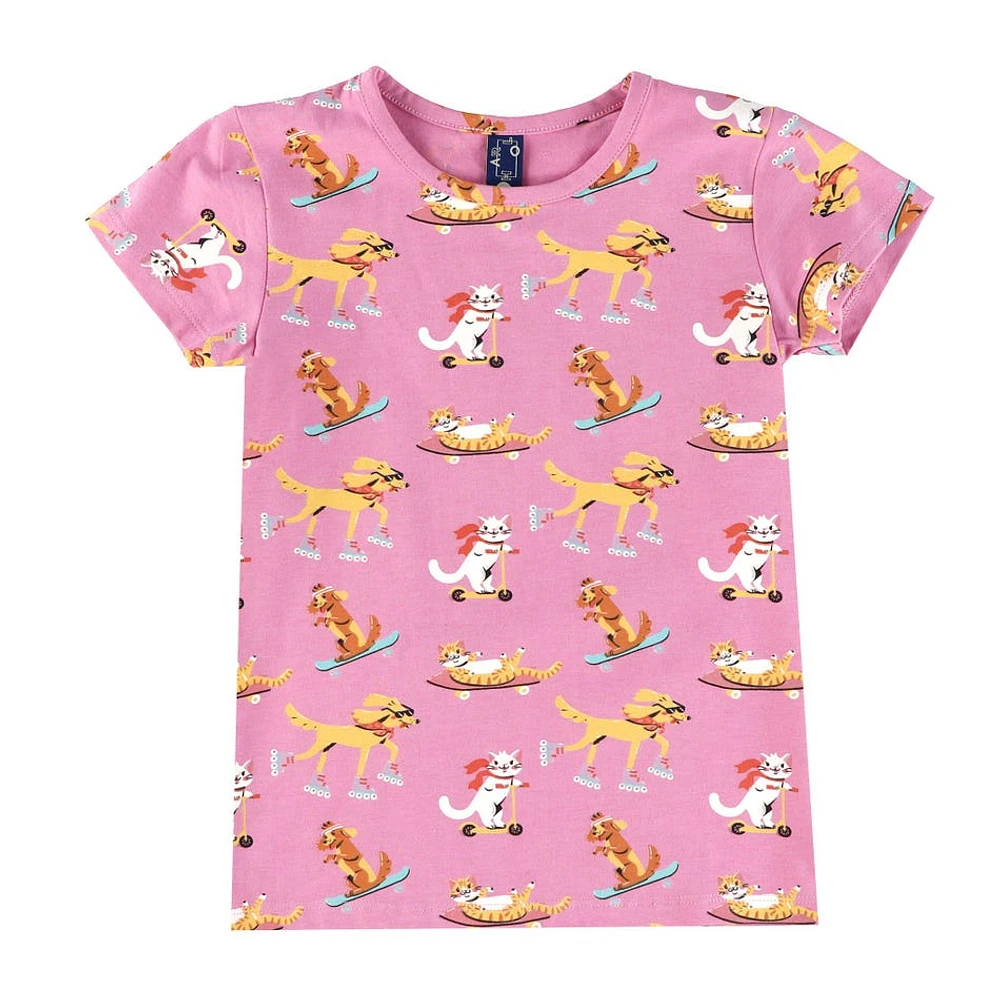 T-Shirt Chats & Chien 2-8ans