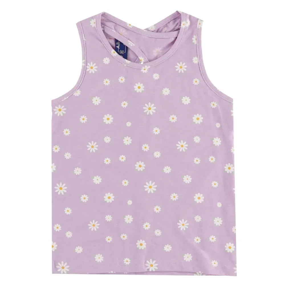 Daisy Flowers Tank Top 2-8y