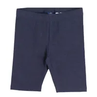 Navy Solid Biker Short 2-8y