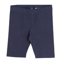 Navy Solid Biker Short 2-8y