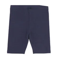 Navy Solid Biker Short 2-8y