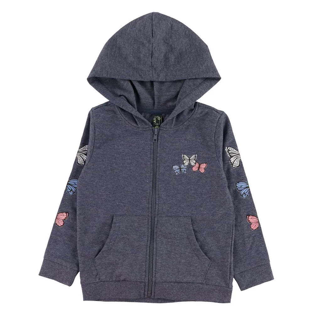 Butterflies Zip Hoodie 2-8y