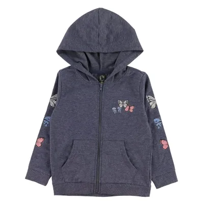 Butterflies Zip Hoodie 2-8y