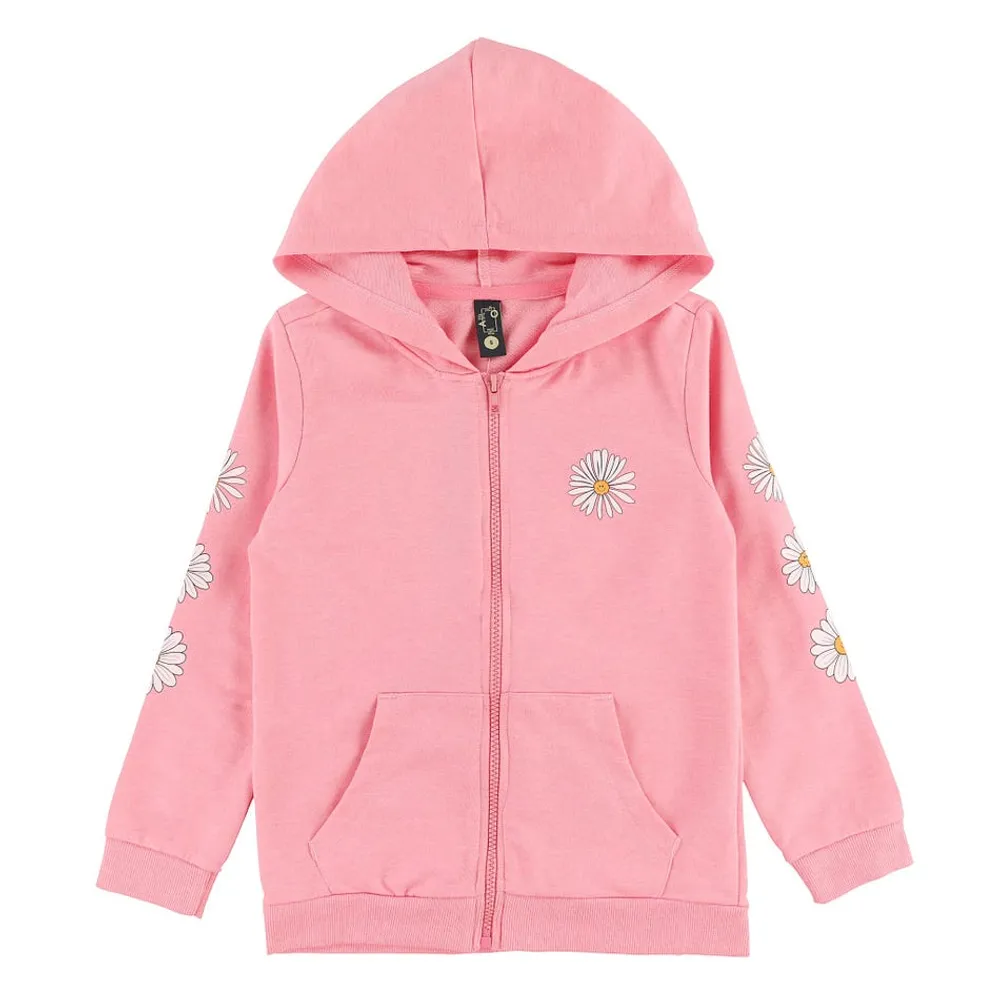 Flowers Zip Hoodie 2-8y