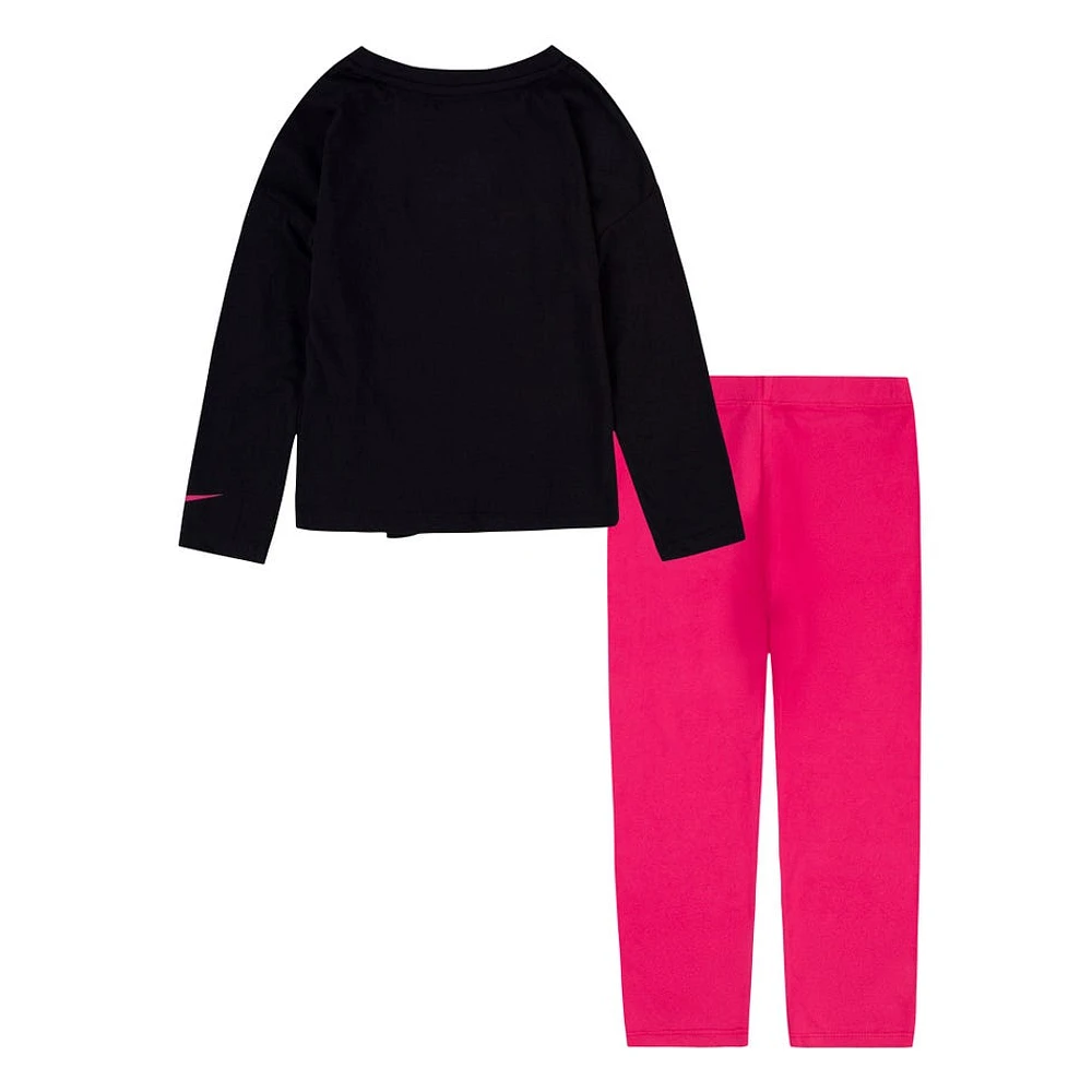 Ensemble Deux Pièces Legging Noeud 2-4T