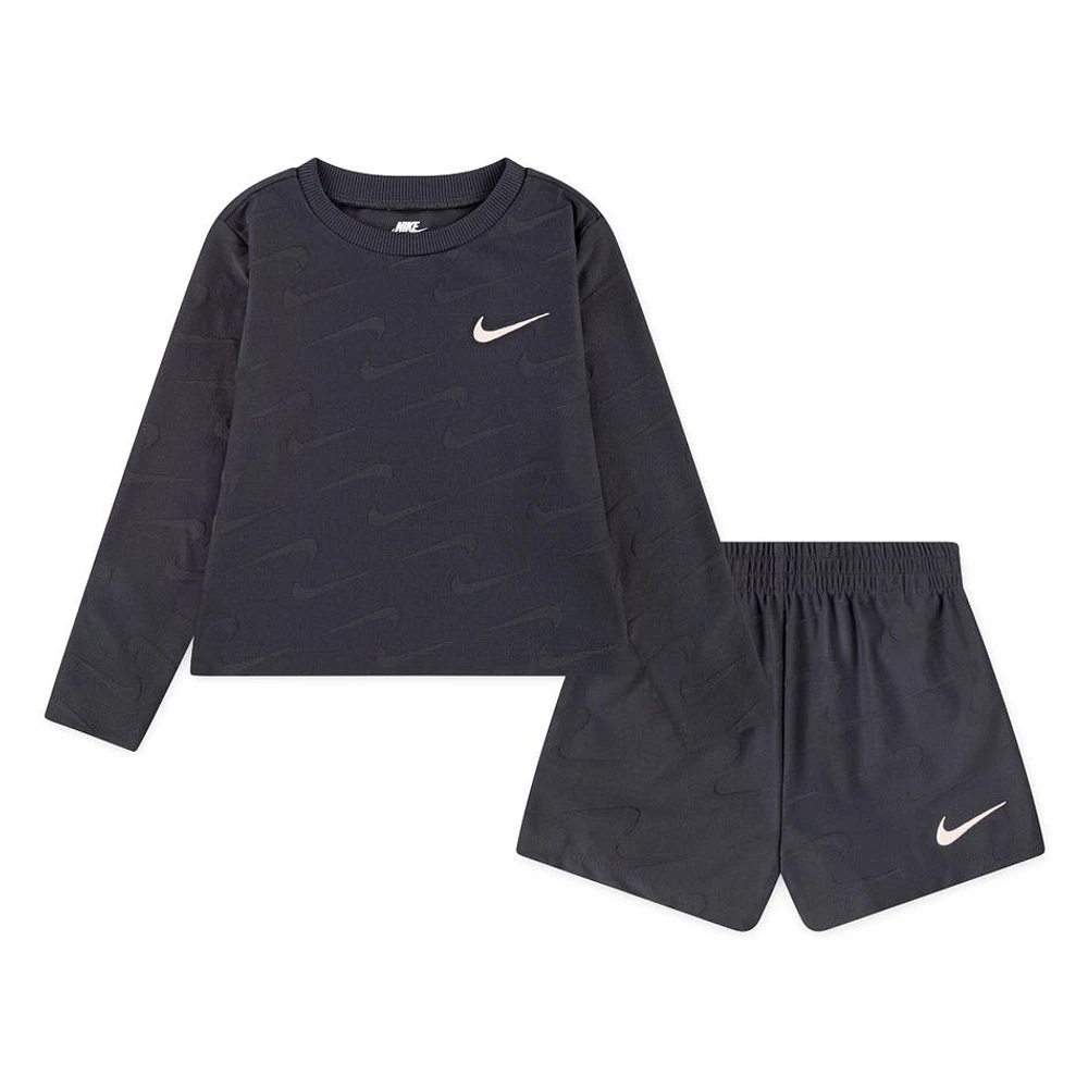 Swoosh Motion Short Set 2-4T