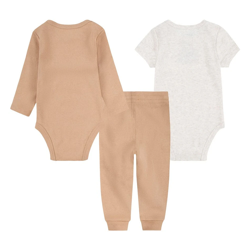 Essentials 3pce Pants Set 0-9m