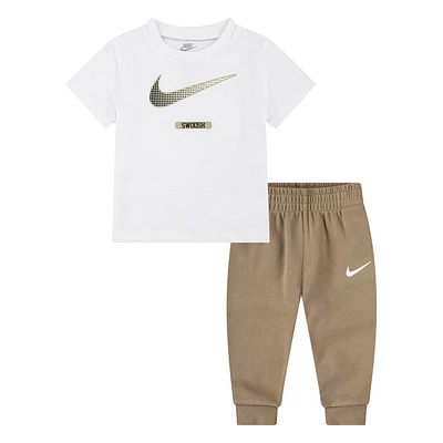 Swoosh GFX SS Pants Set 12-24m