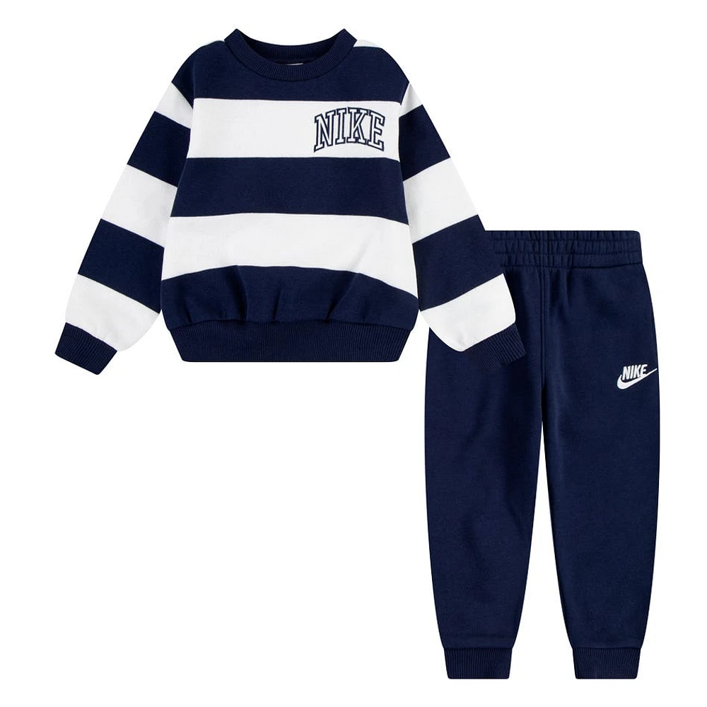 Ensemble Deux Pièces Rayé Crew 4-7ans