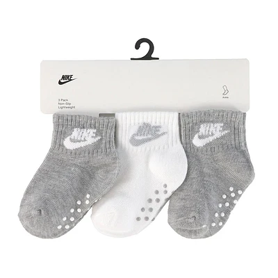 Non-Slip Socks 3-pack 2-4y