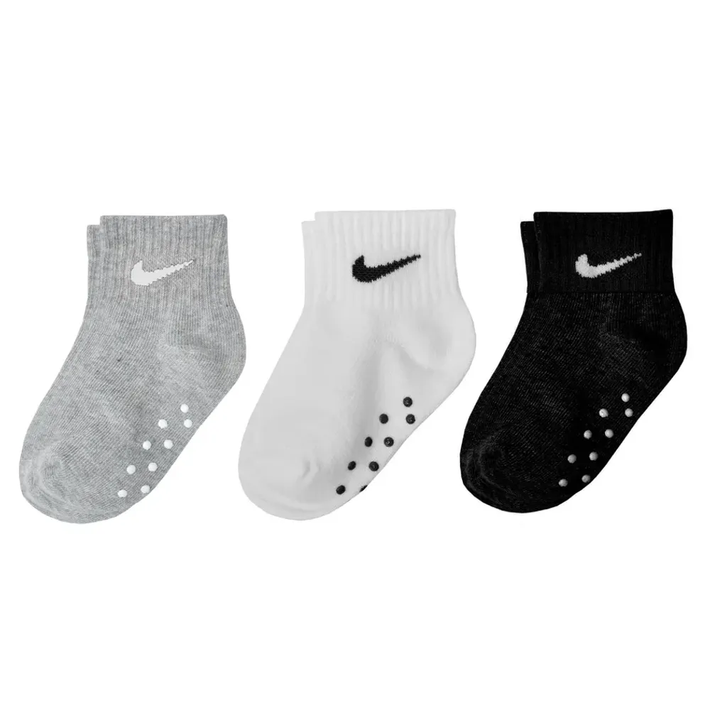 No Slip Socks 3-pack 2-4y