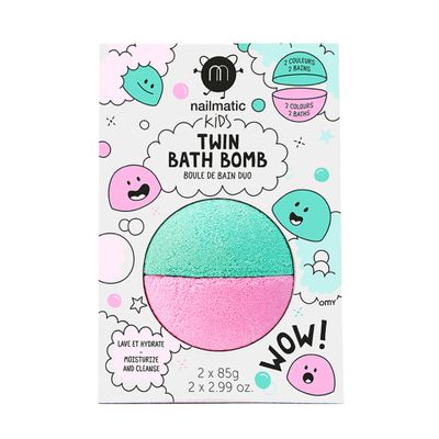 Twin Bath Bomb - Pink/Lagoon