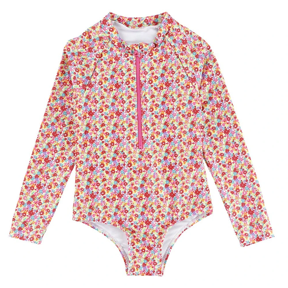 Viviana Long Sleeves UV Swimsuit 2-14y