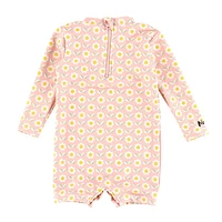 Pinky Flowers Long Sleeves UV Swimsuit 3-24m