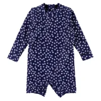 Flower Long Sleeves UV Swimsuit 3-24m