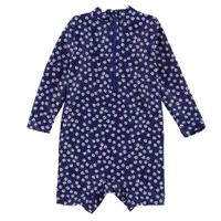 Flower Long Sleeves UV Swimsuit 3-24m