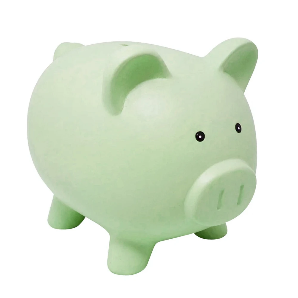 Piggy Bank Green 25x17x20cm