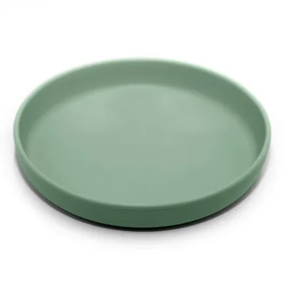 Assiette Silicone Verte